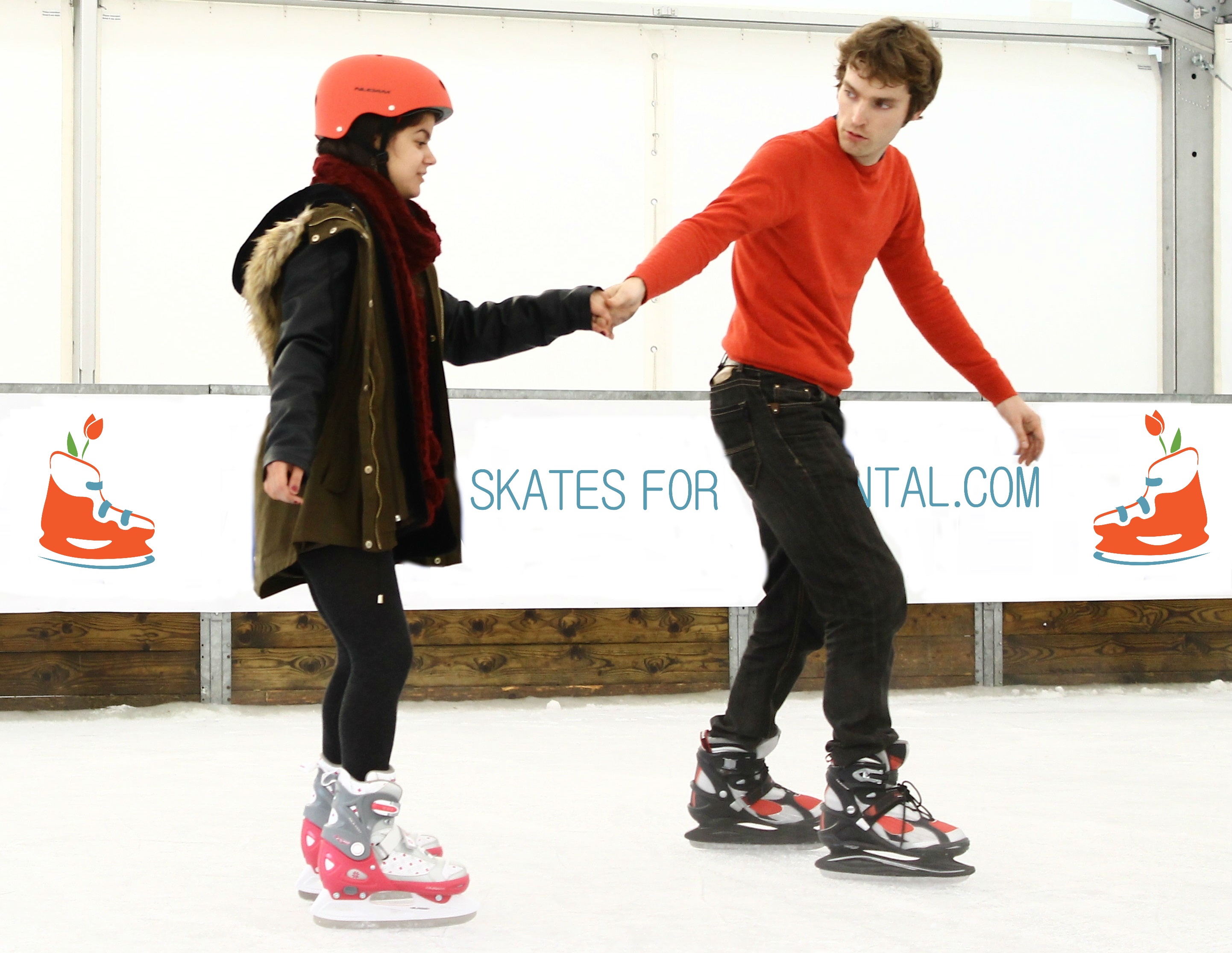 Skates for Rental banner icerink busines