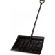 Sneeuwschep *Metalen steel* met extra PE-laag aan steel ZWART (model 9590)