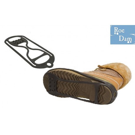 Anti slipzool *UNIBOOT dubbele Grip* met spikes op de voorvoet en hak (model 4690)